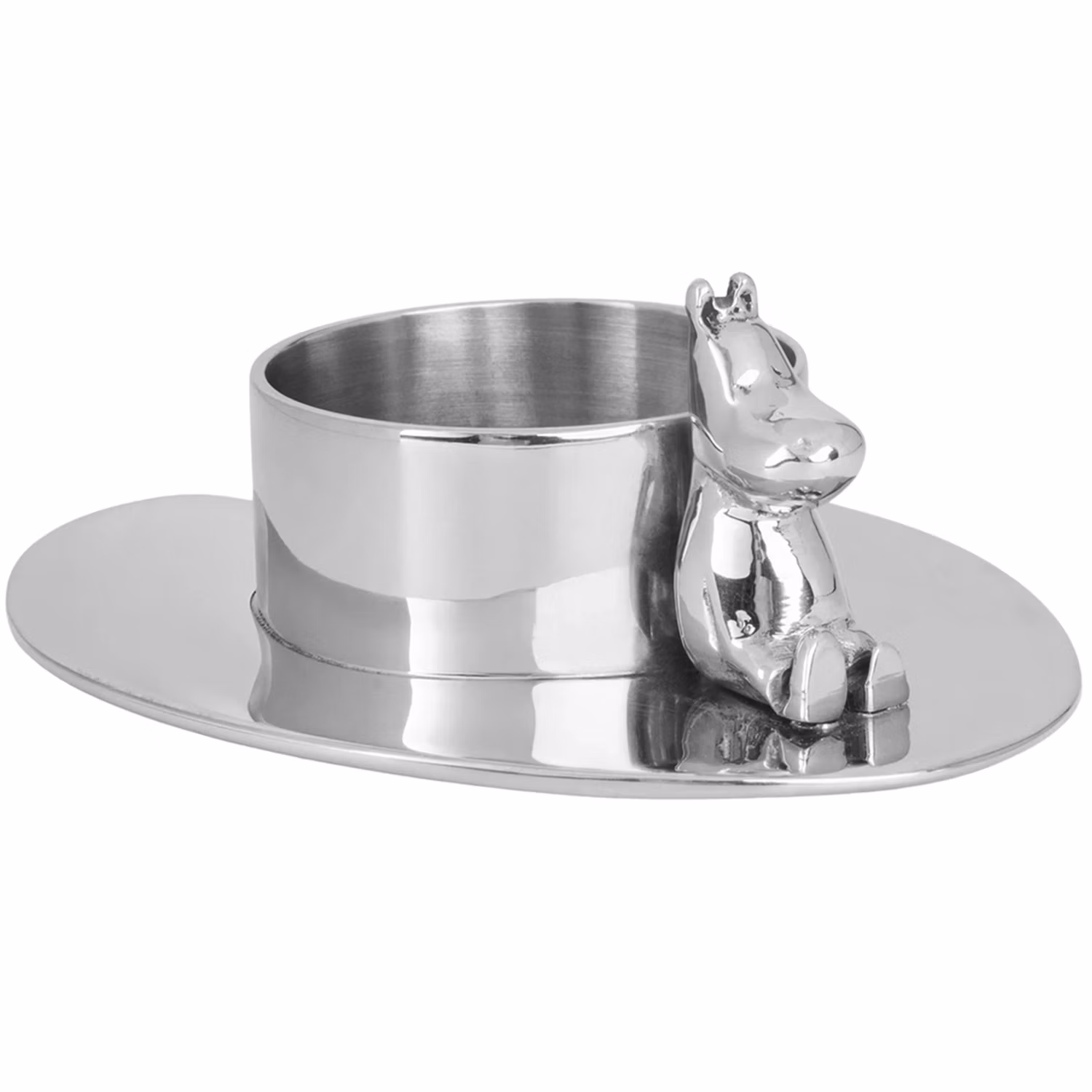 Hilke X Mumin No.3 Värmeljuslykta, Nickelpläterad