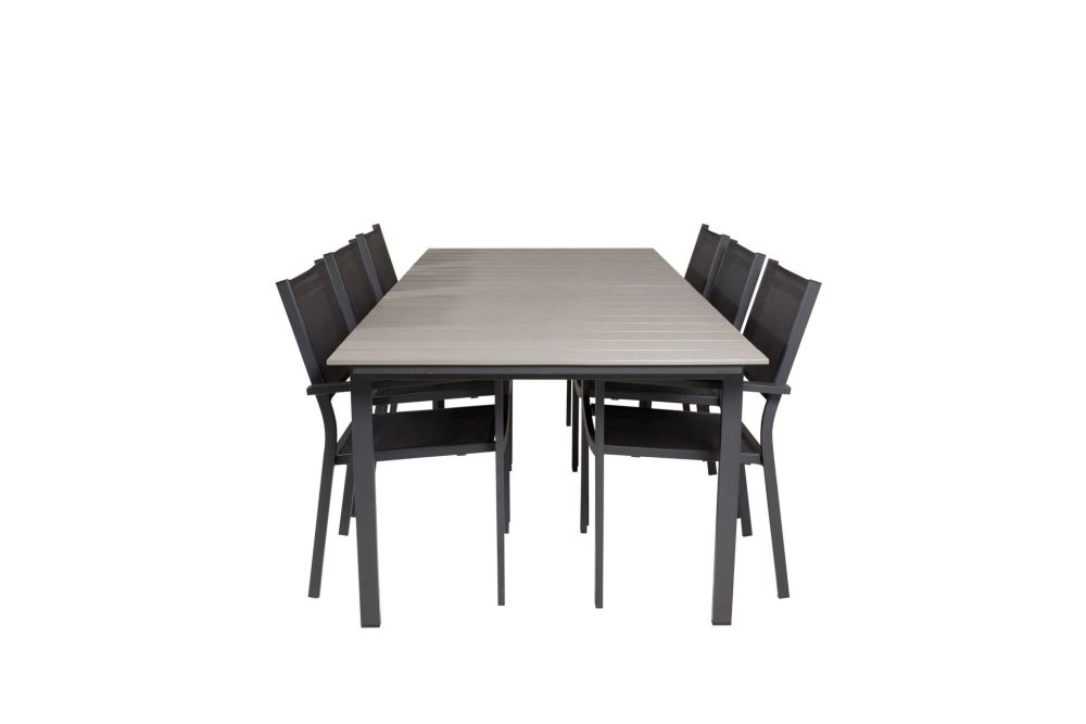 Levels Matgrupp Utomhus 230-310 cm Rektangulär med 6 Copacabana Utestolar