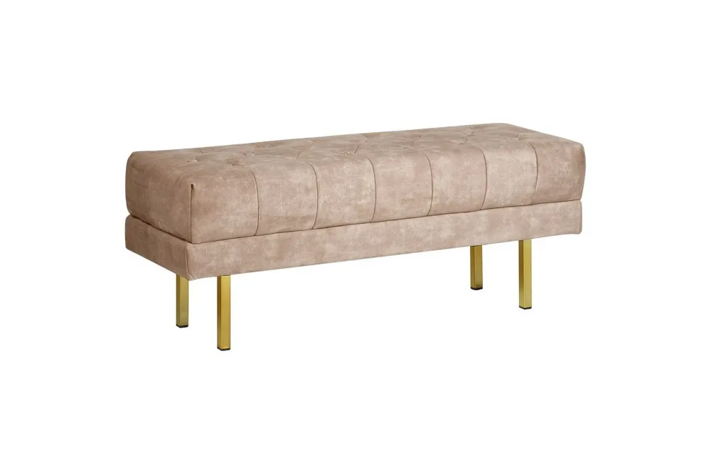 Sittbänk Roseville Taupe/guld
