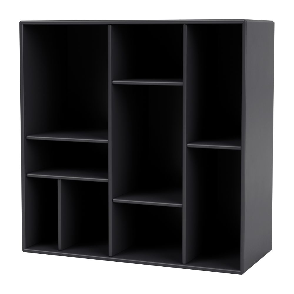 COMPILE dekorativ hylla 69,6x69,6 cm, Anthracite 04