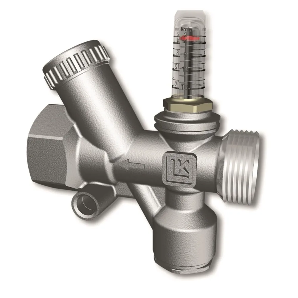 LK Systems OptiFlow EVO II Injusteringsventil 25 x 25 mm 4-36 l/min