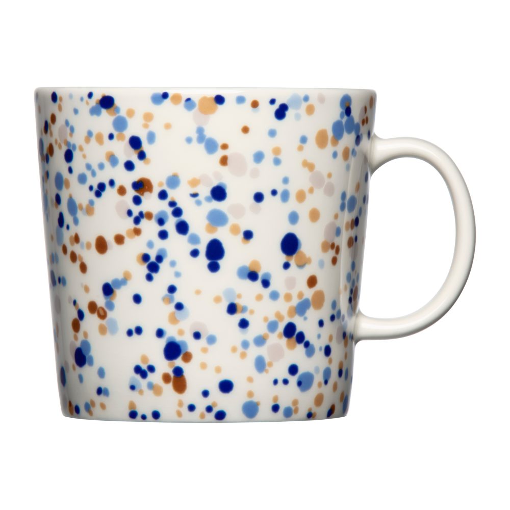 Oiva Toikka Helle mugg 40 cl, Blå-brun