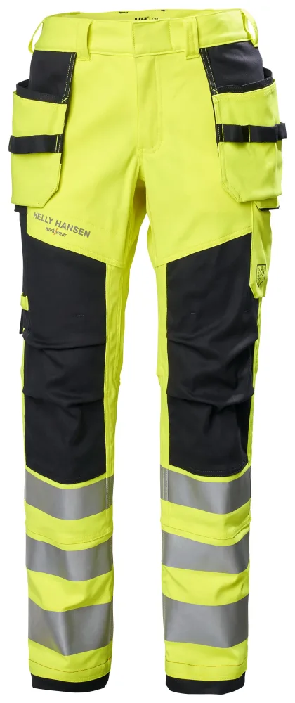 Helly Hansen Workwear Fyre Arbetsbyxa svart/Hi-Vis gul Storlek C64