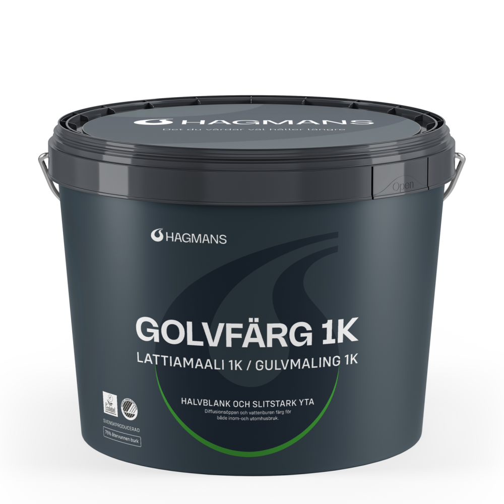 GOLVFÄRG HAGMANS 1K LJUSGRÅ 3L