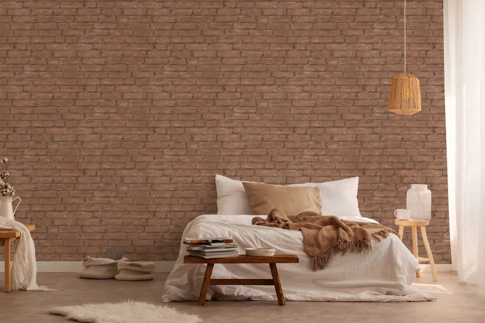 Living Walls Best of Wood´n Stone III T7471 Tapet brun