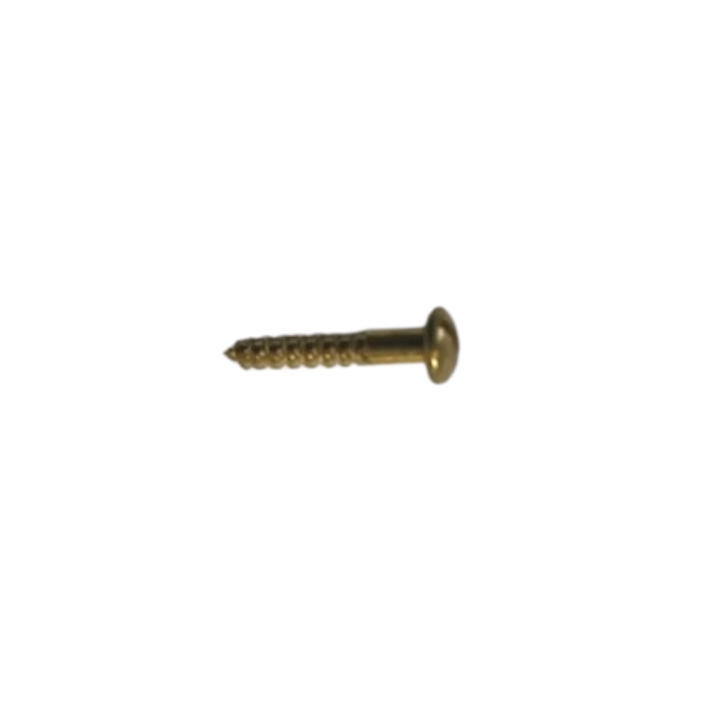 Träskruv TFS 4x25mm Massiv Mässing 10st Serva