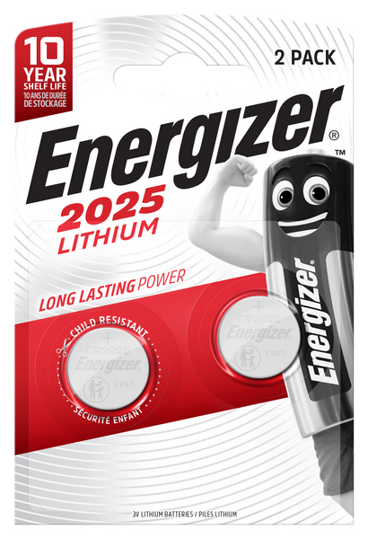 BATTERI LITHIUM CR2025 3V 2ST