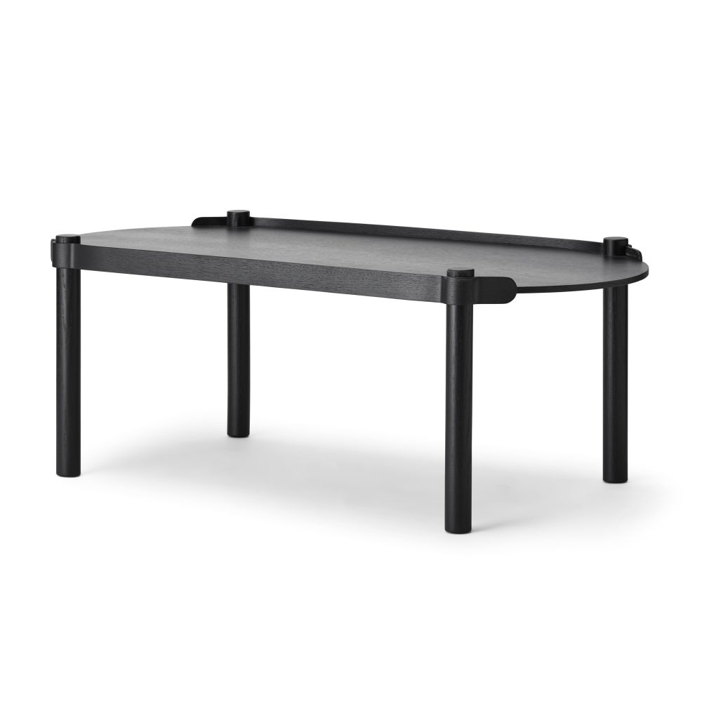 Woody bord 50x105 cm, Black stained oak
