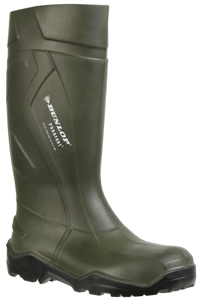 Dunlop D760933 Gummistövel grön, Purofort+, PU 49/50