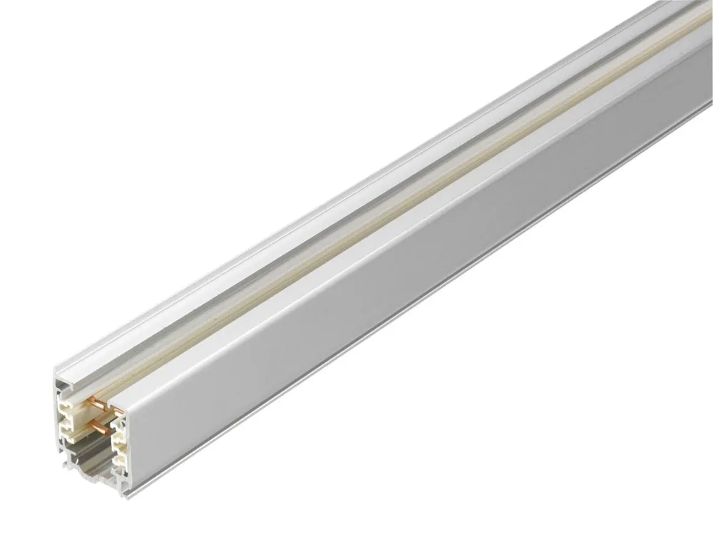 GLOBAL Trac XTS4100-3 Kontaktskena vit, 3-fas 1 m