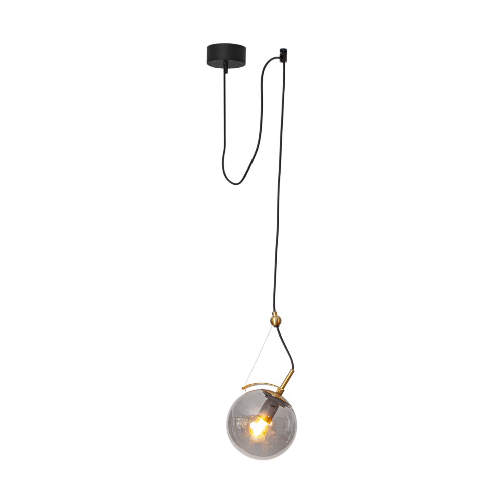 Carry taklampa 18 cm, 1 grå