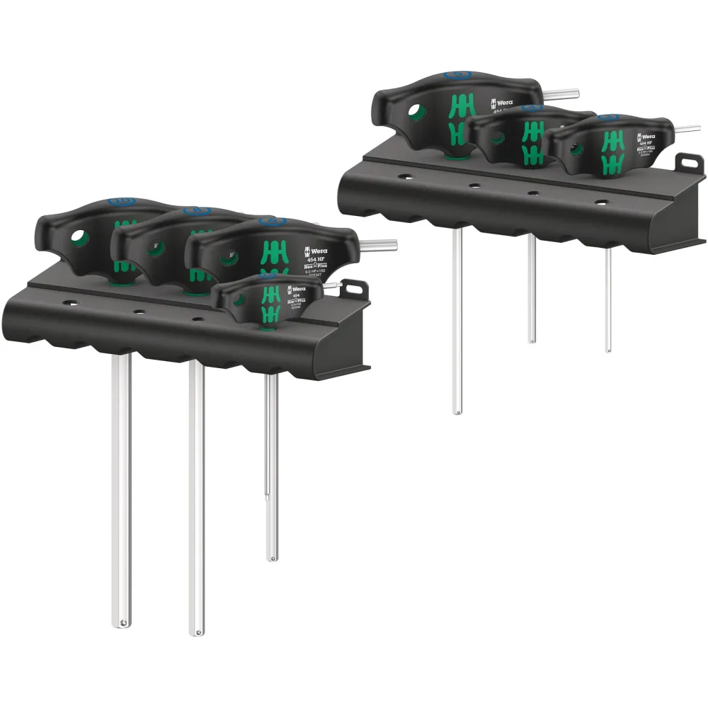 Wera 454/7 HF Hex-Plus Skruvmejselsats med T-handtag