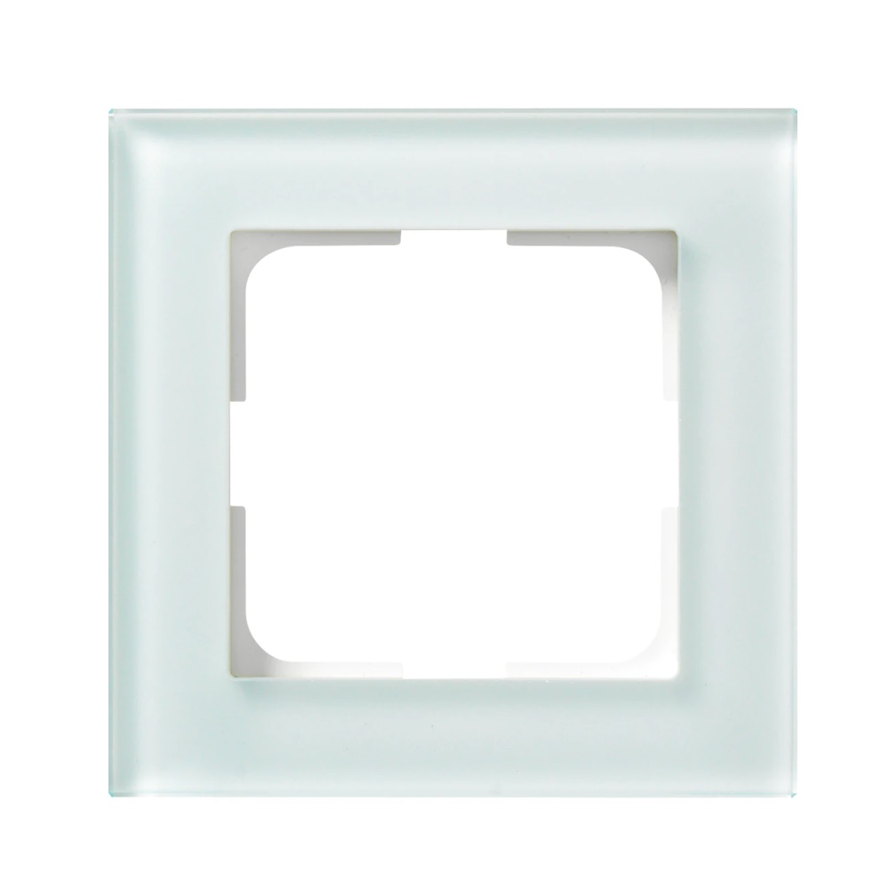 Plus Option Ram Frost 1-Fack Glas Vit Elko