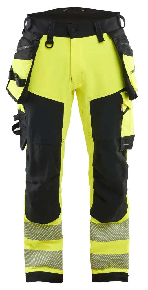 Blåkläder 112216485389D92 Arbetsbyxa varsel, orange/marinblå Orange/marinblå