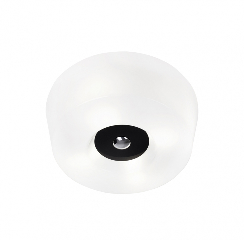 Yki 390 plafond, Vit/svart