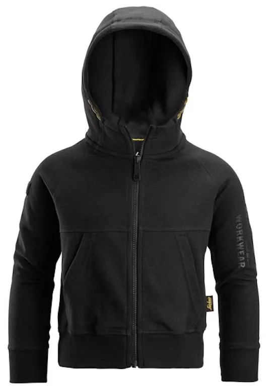 Snickers Workwear 7512 Luvtröja junior, svart Svart