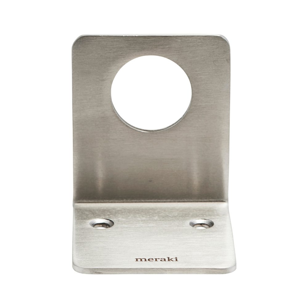 tvålhållare, borstat silver
