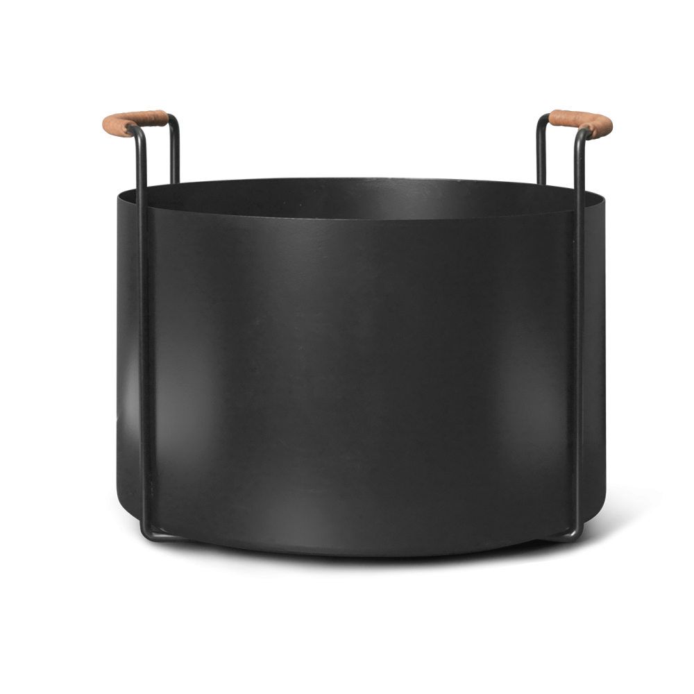 Port vedkorg, 42x40x32,4 cm, Black