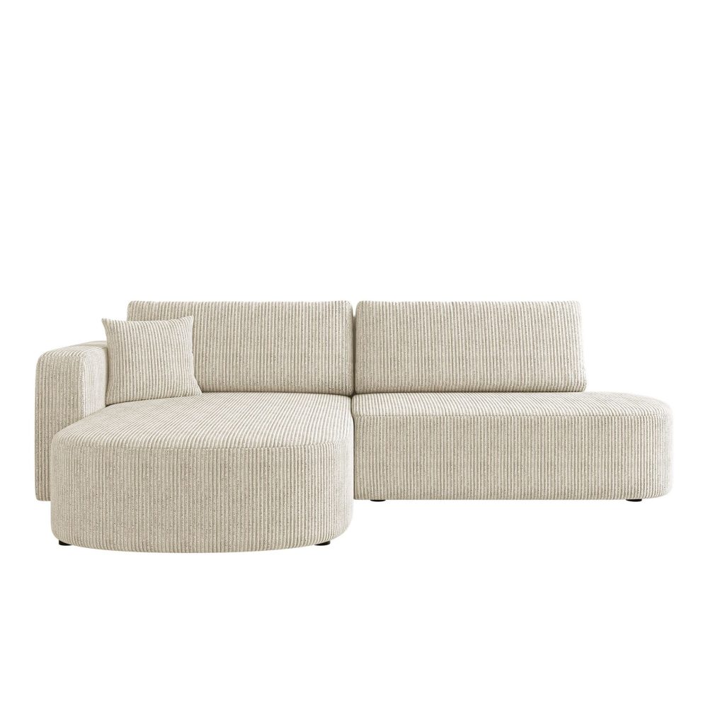Pryda 4-sits Bäddsoffa divan vänster med förvaring