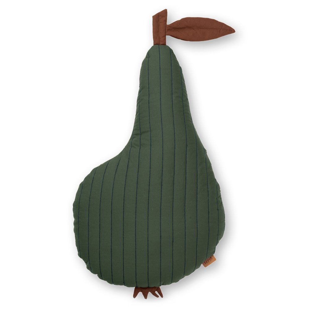 Pear kudde 33x59 cm, Mörkgrön