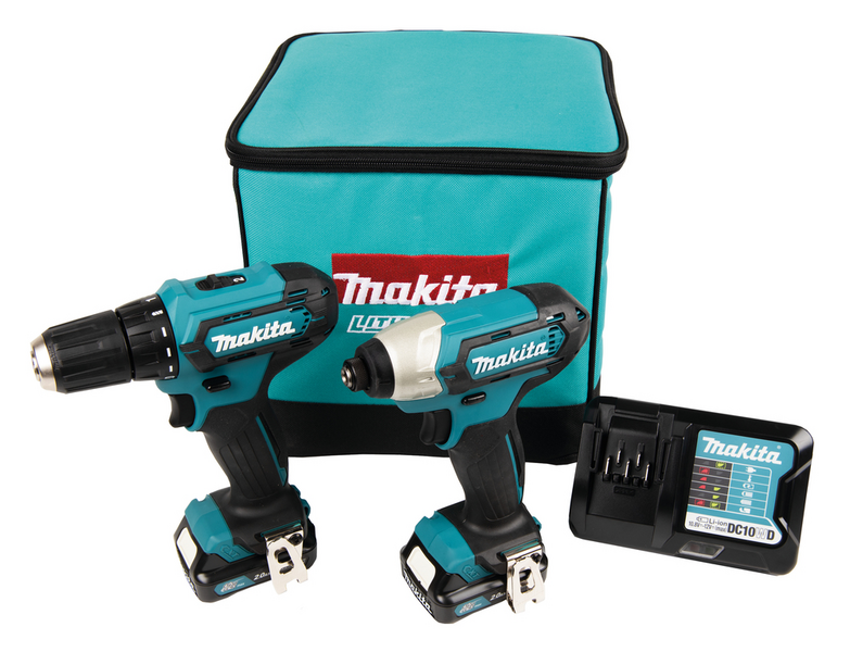 KOMBOKIT DF333D+TD110D 2X2AH INKL. BITSSET, HODDIE, BAG MM