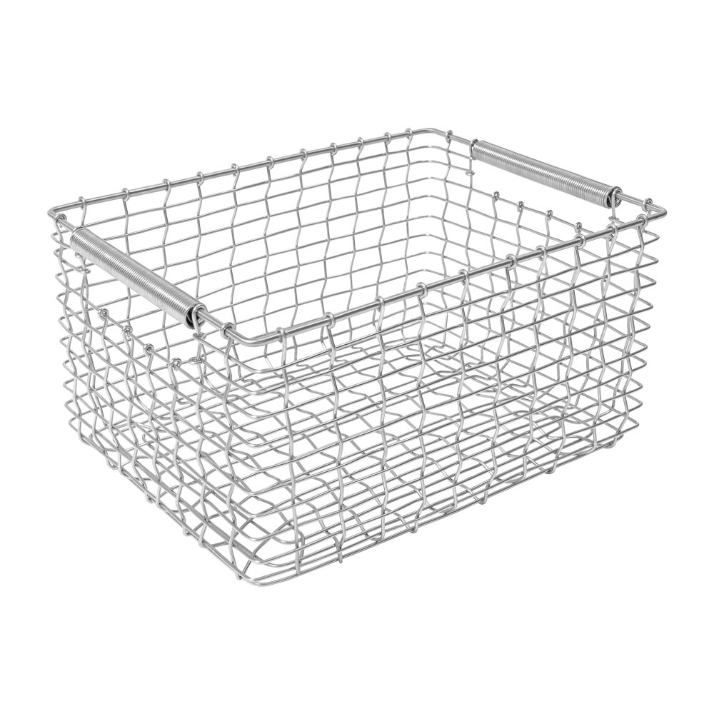 Rectangular 19 förvaringskorg, Syrafast stål
