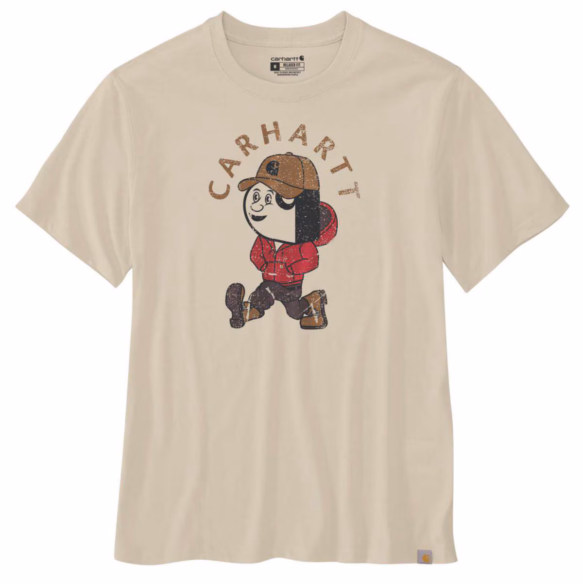 Kjøp Carhartt T-skjorte med trykk, havremelk