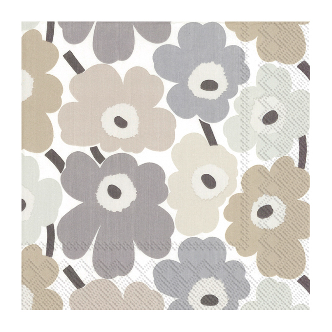 Unikot servett 33x33 cm 20-pack, Linen