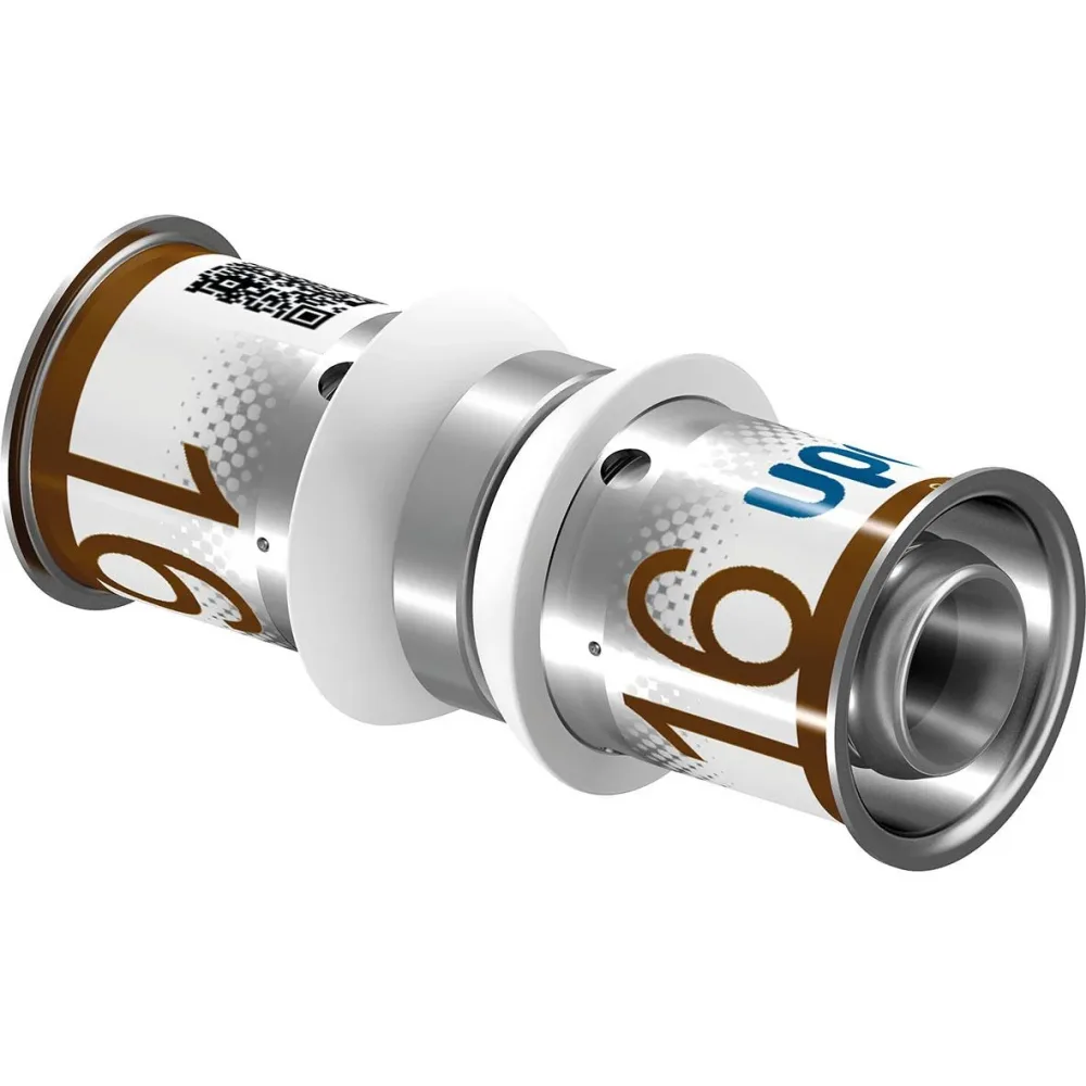 Uponor S Press Plus 1899430 Skarvkoppling rak, pressmuff 25 x 25 mm
