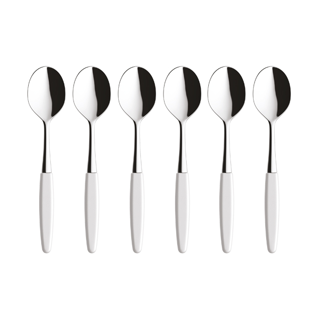 Skaugum dessertsked 6-pack Pure White