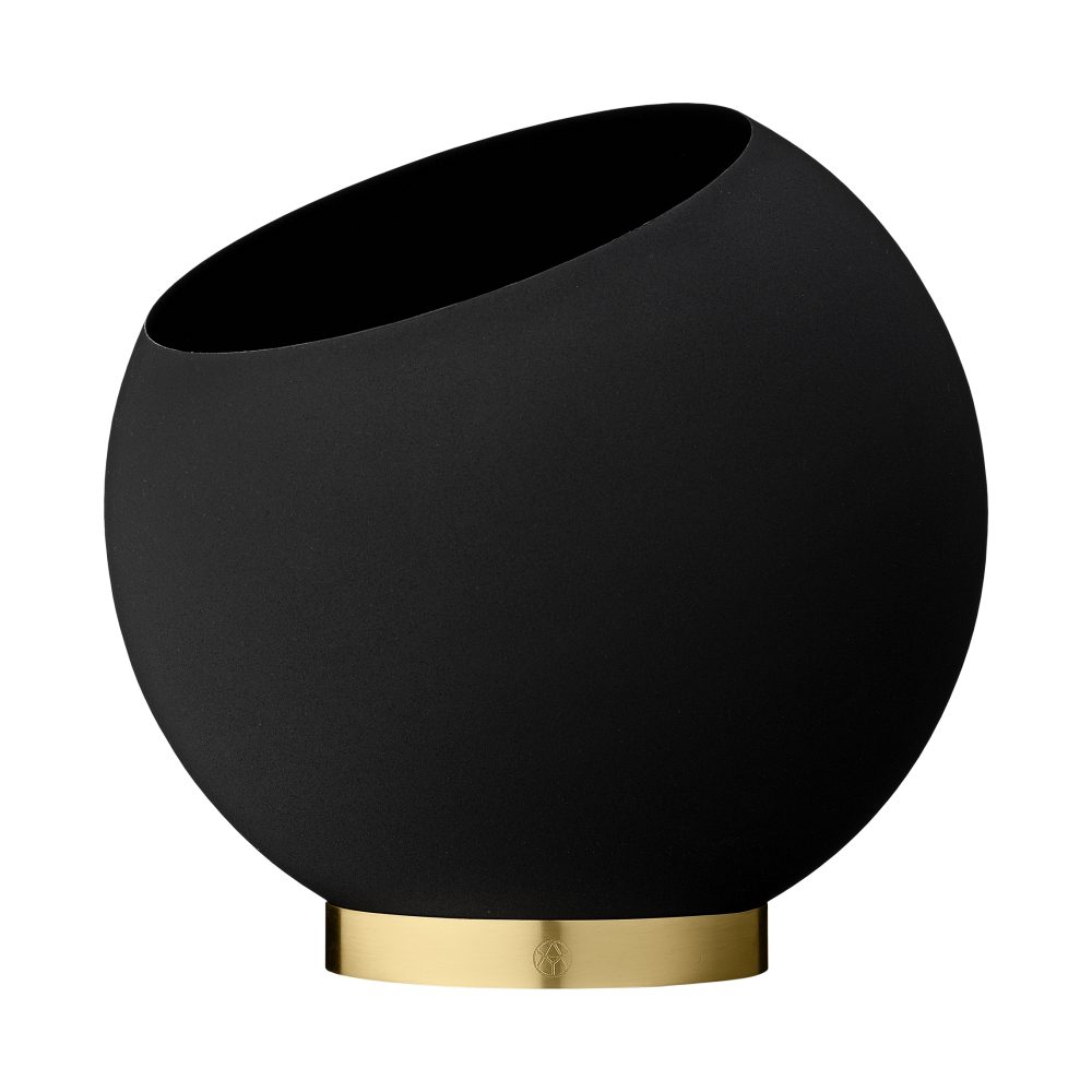 Globe blomkruka Ø30 cm, Black