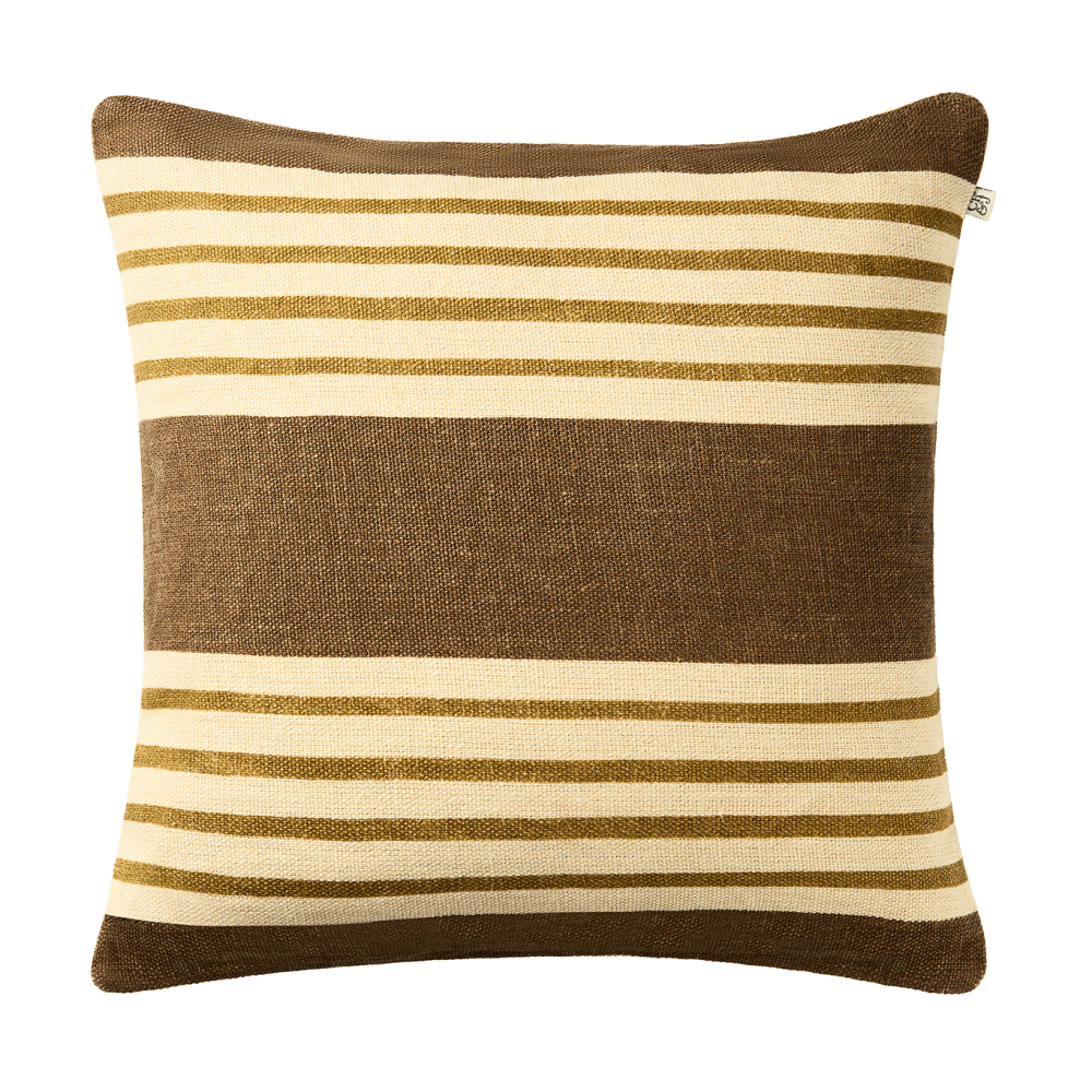 Aria kuddfodral, Taupe-masala yellow, 50x50 cm