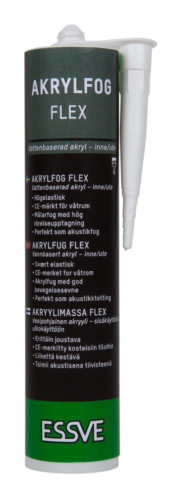 AKRYLFOG FLEX LJUSGRÅ 300ML