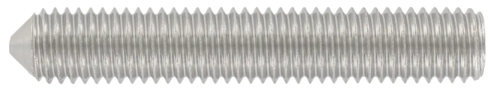 Schäfer & Peters 402723 12 Stoppskruv M3 MS6SS A2, ISO 4027 (DIN914) M3 x 12 mm, 500-pack