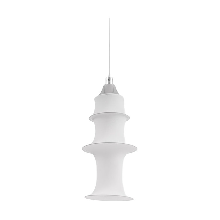 Falkland pendel 53 cm - vit