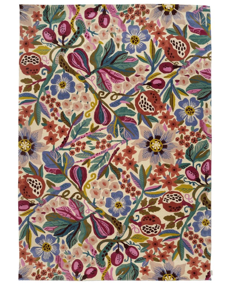 Pomegranate matta, Vit-multi, 200x300 cm