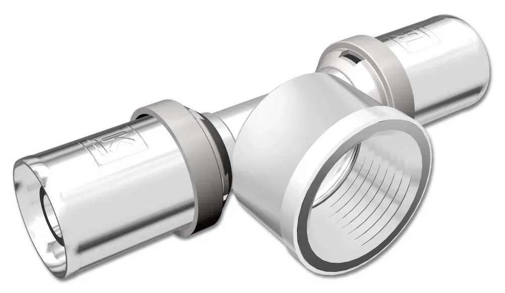LK Systems PressPex 1881541 T-koppling invändig gänga 75 x 25 x 75 mm - Bild 2