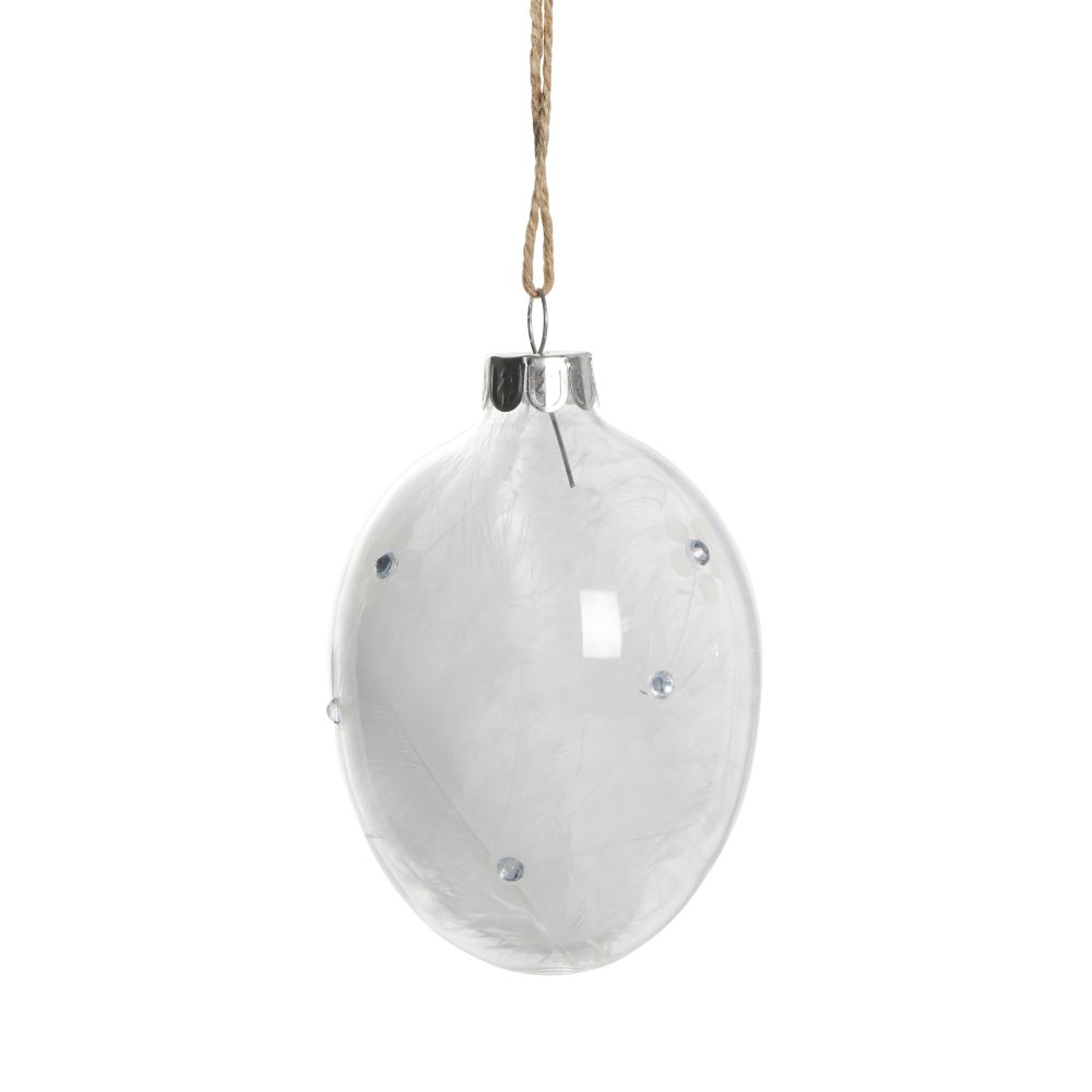 Estille påskhänge 8,8 cm, Clear-white