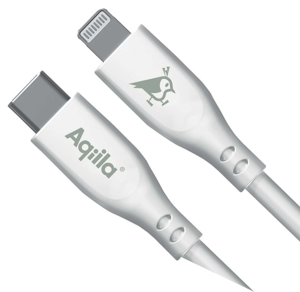 LADDKABEL AQIILA USB C T LIGHT SILIK, V 1M