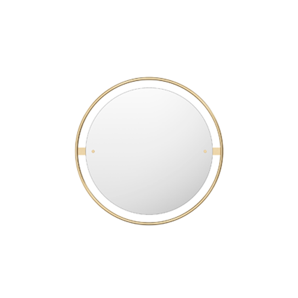 Nimbus spegel, polished brass, ø60