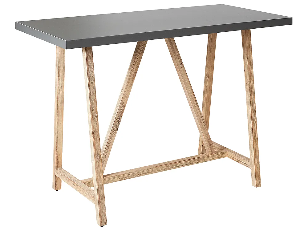 Trädgårdsbarbord TALAMONE 140 cm 70 cm Betong Grå