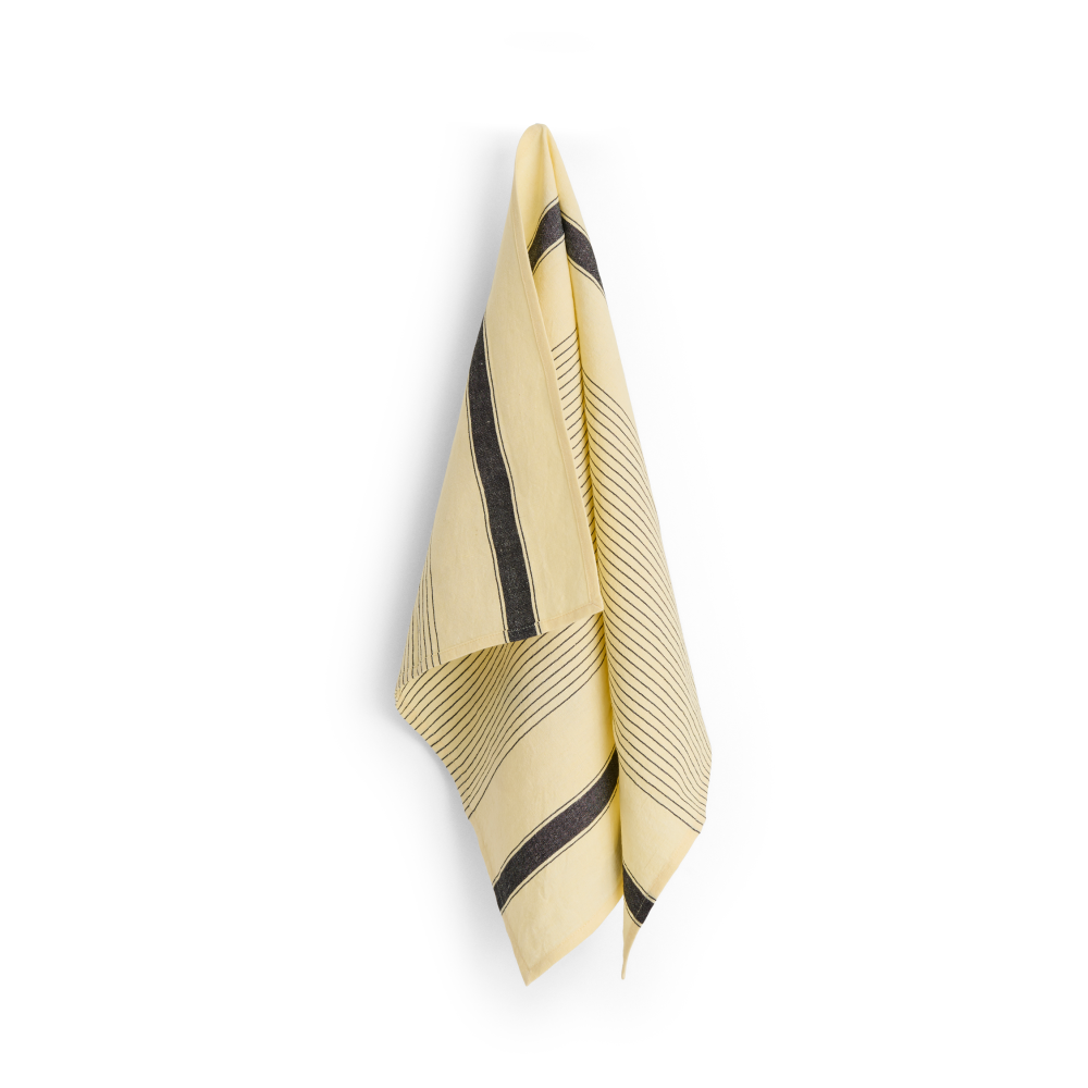 Linear kökshandduk 52x80 cm, Soft yellow