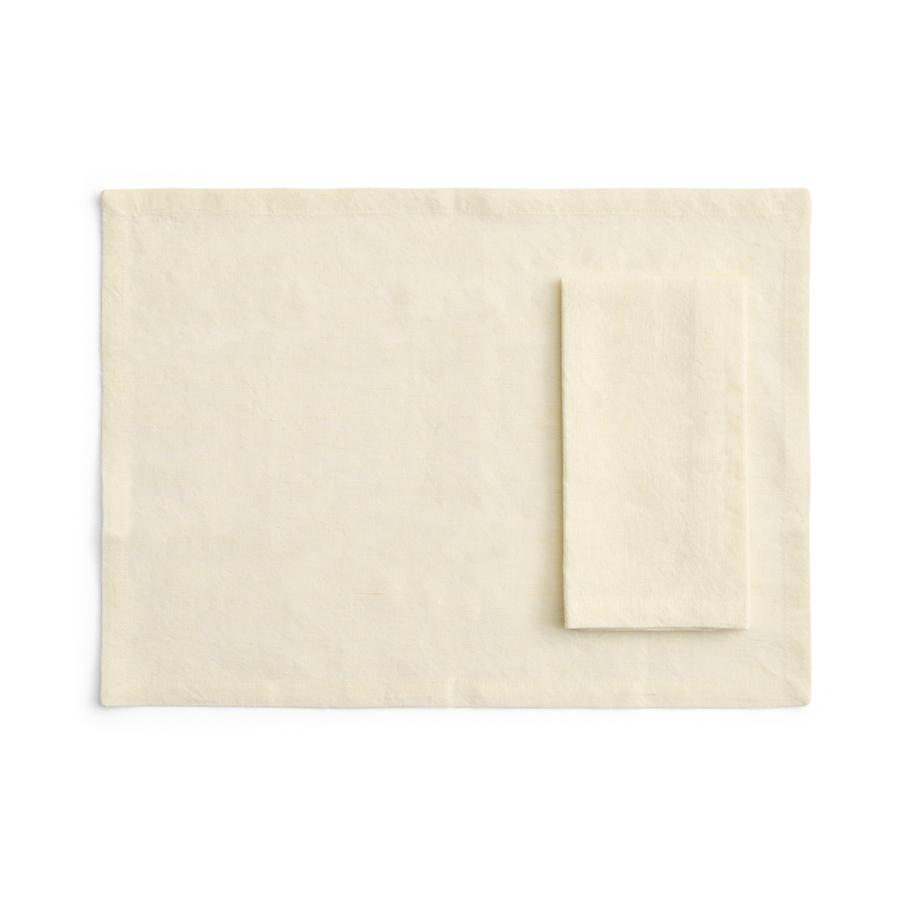 Tavolo bordtablett/servett 4-pack, Soft yellow