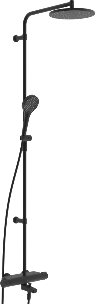 Oras Optima Style 7193N-80 Takduschset 150 c/c Borstat stål - Bild 2
