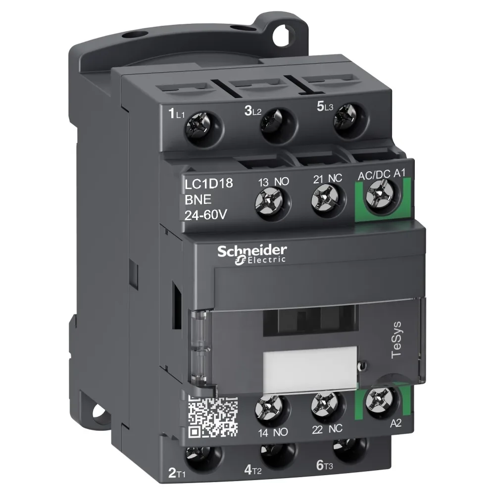 Schneider Electric LC1D18BNE Kontaktor 18A, 24-60V, AC, DC