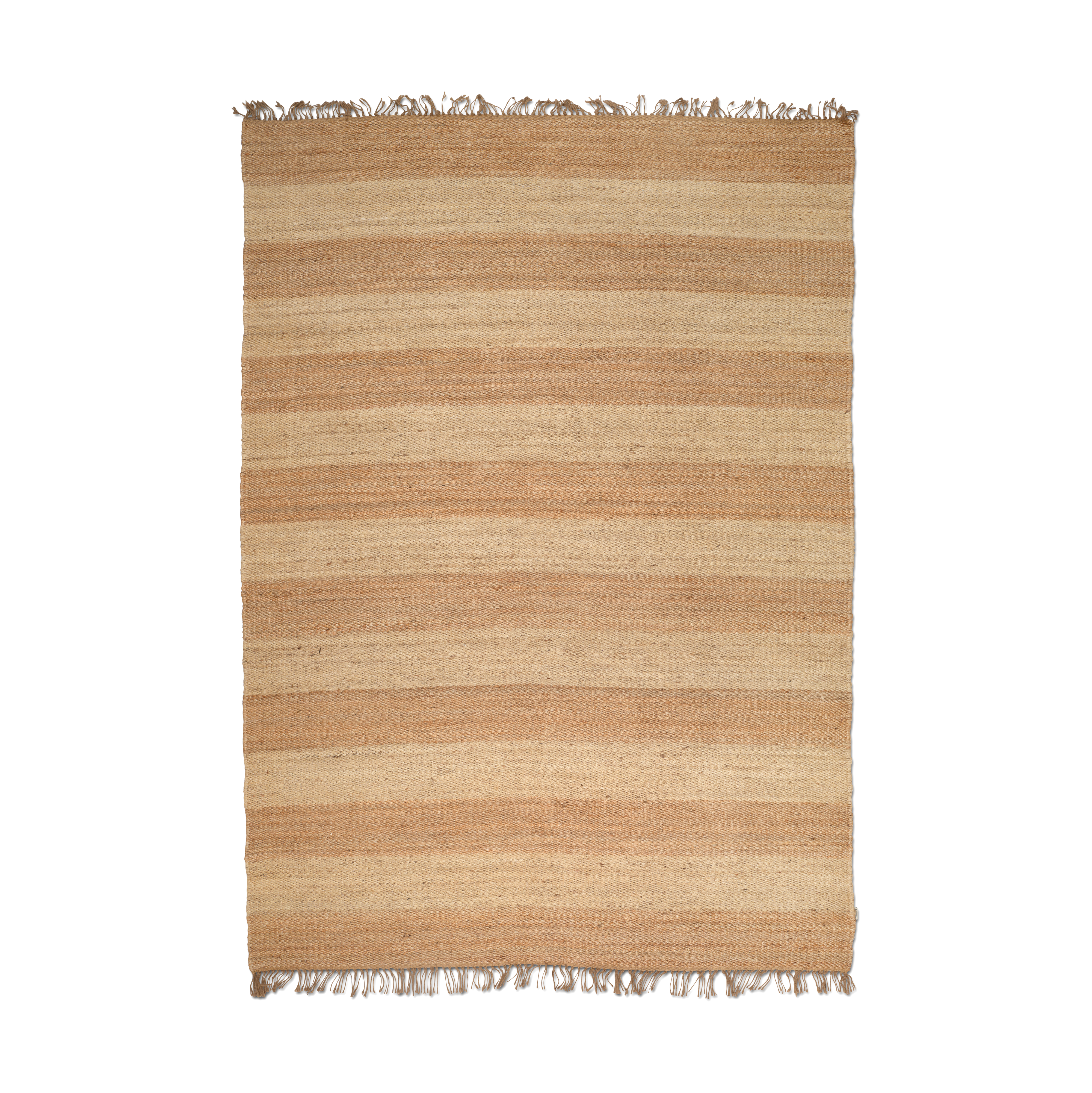 Jute Stripes matta, Natural jute, 170x230 cm