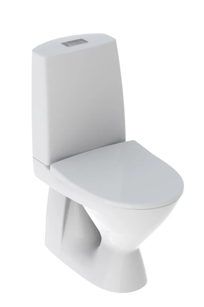 Ifö Pala Toalettstol dolt avlopp, med mjuk sits