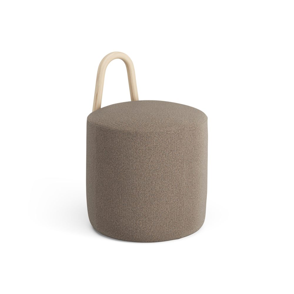 Amstelle puff liten ek naturlack, Main Line Flax 23