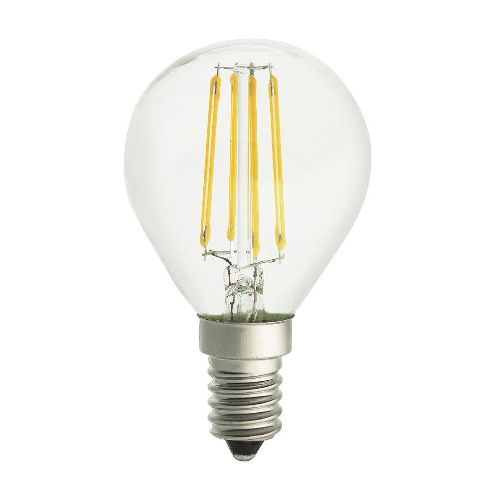 Ljuskälla E14 LED klot, Klar
