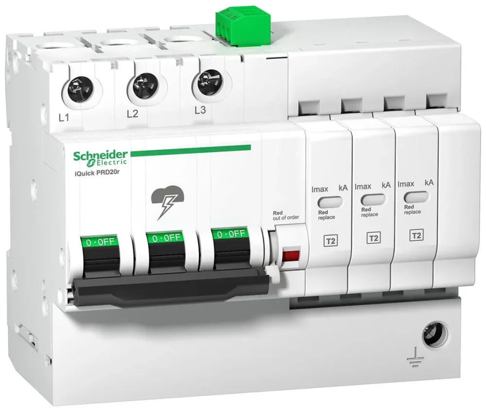 Schneider Electric A9L16293 Överspänningsskydd Quick PRD 40R, typ 2 3P - Bild 2